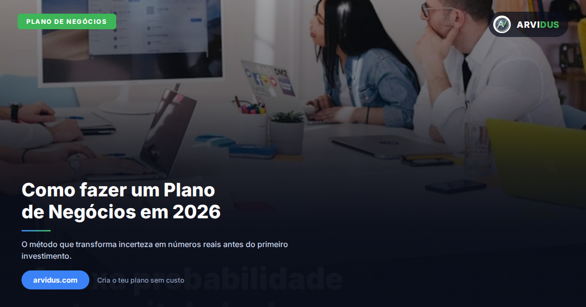 Plano de negócios em 2026: método para validar premissas antes de comprometer capital