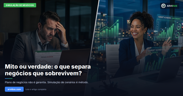 Negócios que sobrevivem vs estatísticas de mortalidade empresarial