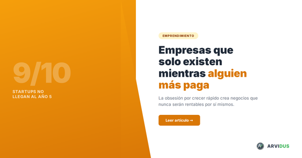 Máquinas de consumir capital: por qué tantas empresas solo existen mientras alguien más paga la cuenta